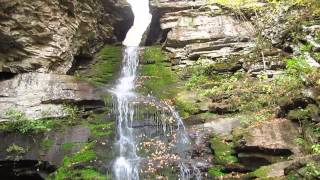 preview picture of video 'Buttermilk Falls, Peekamoose, New York'