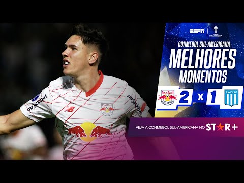 Gols e lances de Red Bull Bragantino x Racing