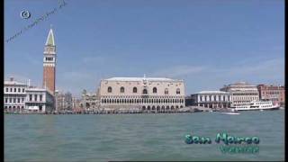 preview picture of video 'Venice lagoon, skyline Piazza San Marco'