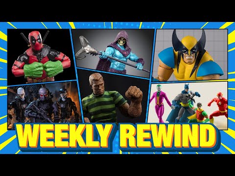 Weekly Rewind! Ep108: Masters of the Universe Marvel Legends Muppets DC Props Dinosaurs More News!