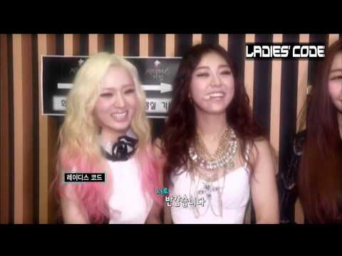 [BTS] 130314 Ladies' Code Mnet Wide M!Countdown Backstage