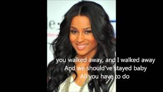 Ciara Sorry lyrics