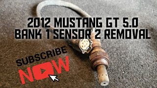 How to: Remove Bank 1 Sensor 2 Oxygen Sensor on a 2012 Ford Mustang Gt 5.0