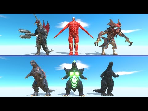 Heisei Godzilla; Super Godzilla; Gojira VS Gigan Final War; Raijin; Colossal Titan - ARBS