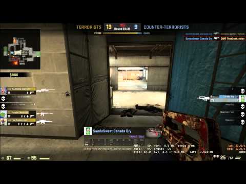 CSGO: Canada Dry Almost Gets An Amazing 1v5 Clutch.