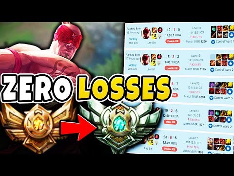 THAT'S IT! I GOT THROUGH ALL OF BRONZE WITHOUT LOSING! Bronze V to Diamond #7 - League of Legends