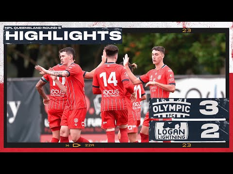 NPL Queensland 2022 Round 6: Olympic FC vs  Logan Lightning Highlights