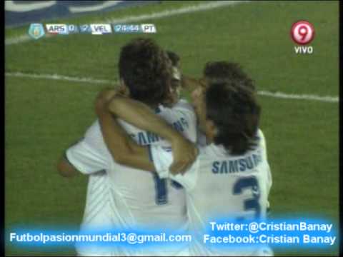 Arsenal 1 Velez 5 (Relato Joge Arcapalo) Torneo Inicial 2012 Los goles