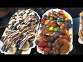 LONDON STREET FOOD NUTELLA CHOCOLATE PANCAKES POFFERTJES MINI DUTCH PANCAKES CAMDEN MARKET
