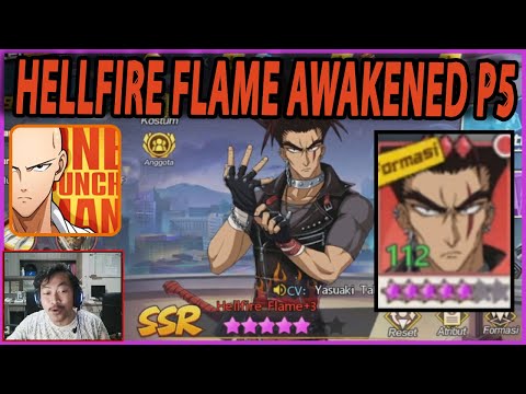 🔥🔥AWAKEN P5 HELLFIRE FLAME TERLALU OPER DEFENSE NYA [3 TURN S TENACITY]- ONE PUNCH MAN:The Strongest