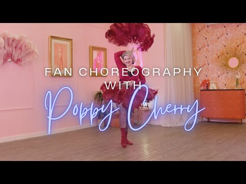 Feather Fan Dance class with Poppy Cherry!
