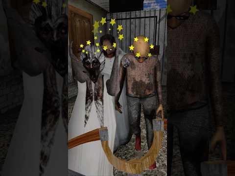 Granny 1.9 New Slingshot attack Vs Granny Grandpa and Angelene Mom in New Update