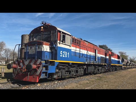 [4K] Tren cargado de NCA con destino a Rosario pasando por Marcos Juárez!!!!!!