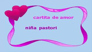 Cartita De Amor (Niña Pastori) Karaoke