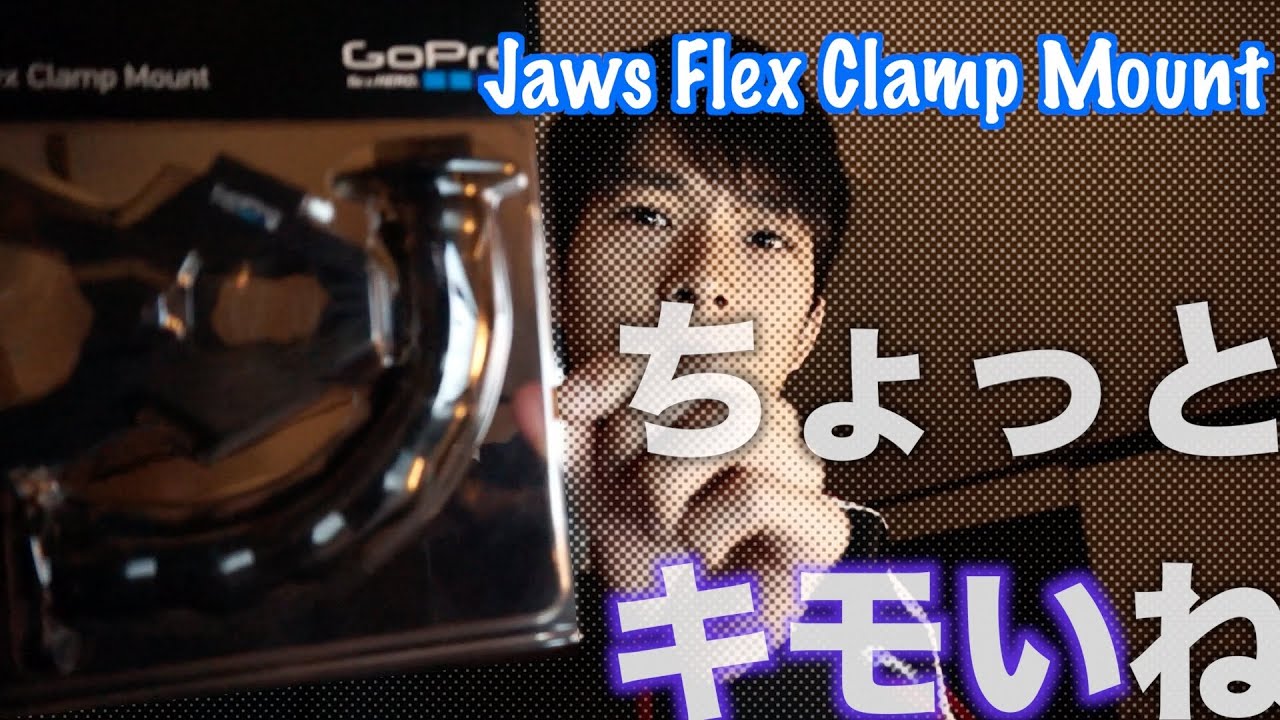 【キモ便利】GoPro"Jaws Flex Clamp Mount"がやって参りました！