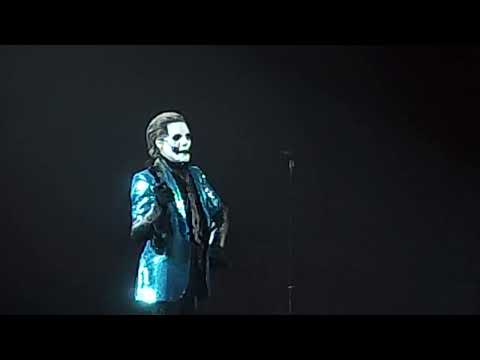 Ghost - Papa talking to the crowd 9/23/2022 Green Bay, WI