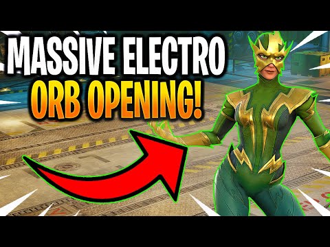 *NEW* MASSIVE ELECTRO BLITZ ORB OPENING! - MARVEL Strike Force - MSF