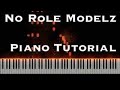 No Role Modelz - PIANO TUTORIAL | J. Cole