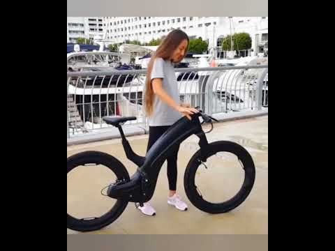 reevo hubless e-bike with fingerprint reader #electricbike  #shorts