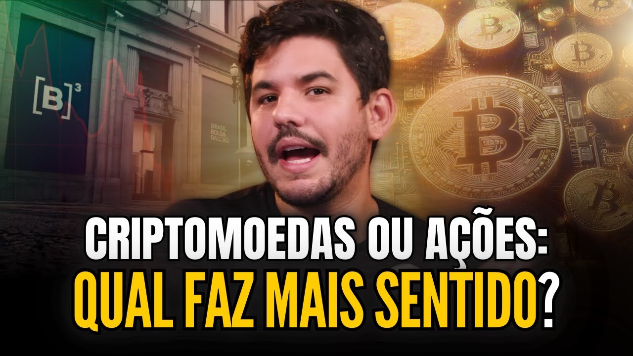 Vale mais a pena investir em CRIPTOMOEDAS ou em AÇÕES?