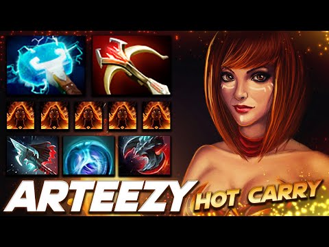Arteezy Lina Flame Carry Reaction - Dota 2 Pro Gameplay [Watch & Learn]