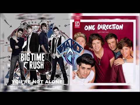 Big Time Rush Vs. One Direction - You're Not My First Kiss (Mako Mashup)