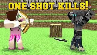 Minecraft: ONE SHOT KILLS YOU!!! (WHO WILL SURVIVE!?) Mini-Game