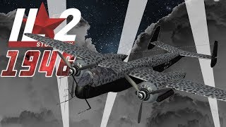 Full IL-2 1946 mission: He-219 hunting Lancasters and Halifaxes
