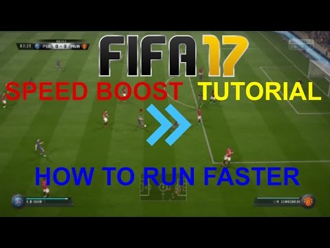 FIFA 17 - HOW TO RUN FASTER - SPEED BOOST TUTORIAL!!!