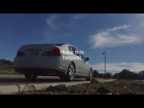 2006 Infiniti M45 Y50 Megan Axle Back Exhaust