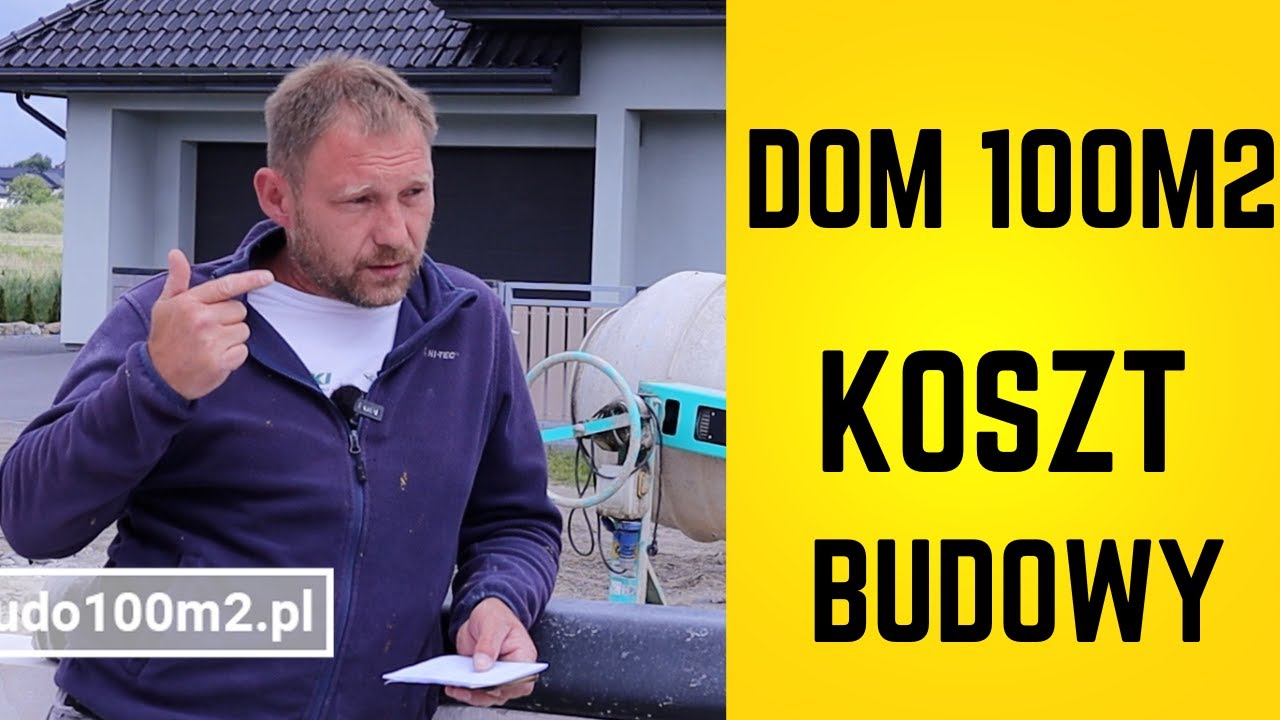 Koszt budowy domu 100m2 - przegląd wydatków na etapie budowy