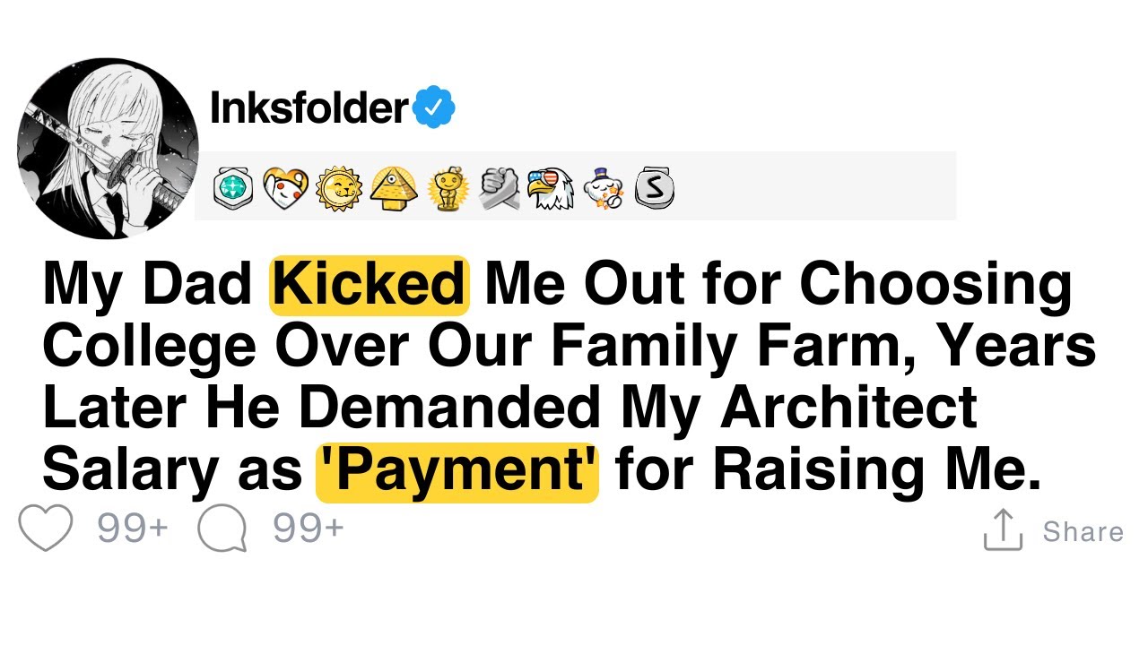 My Dad Kicked Me Out for Choosing College Over Our Family Farm, Years Later He Demanded My...