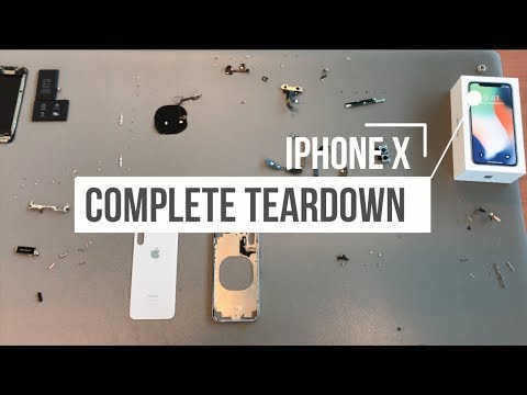 iPhone X Complete Teardown All parts and backplate Nederlands
