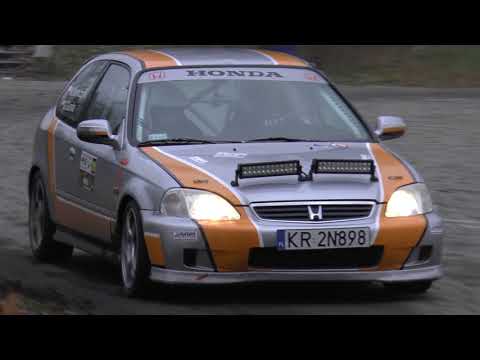 Bytomska Barbórka 2017 - Grzegorz Gunia / Mirosław Damczyk - Honda Civic