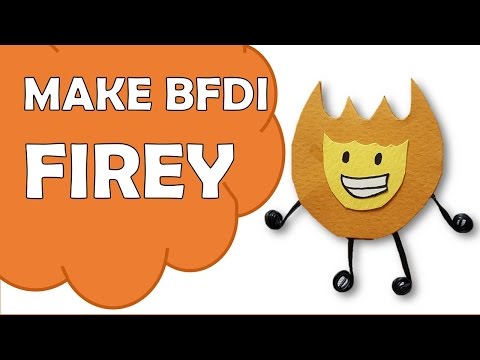 How To Make Firey of Battle For Dream Island BFDI Video