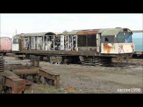 Four Class 58s at Eastleigh Depot 02/04/12