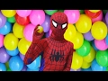 Learn Colors With Finger Baloons For Children And Toddlers Colour Spiderman For Valentines Day