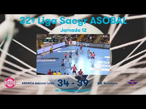 32ª Liga Sacyr ASOBAL J12: ABANCA Ademar León - BM. Benidorm 34-39