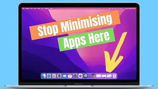 How to Minimise To App Icon Instead Of Dock on Mac