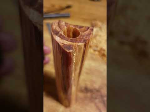 My steps to makeing a fatwood ferro rod handel, and my first Striker handle..