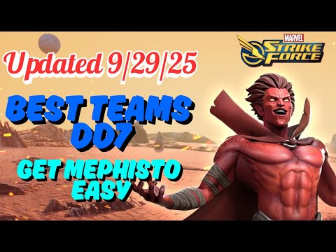 MSF-DARK DIMENSION 7 (DD7)-BEST TEAMS GUIDE-GET MEPHISTO FASTER-MARVEL STRIKE FORCE-UPDATED 9/29/25
