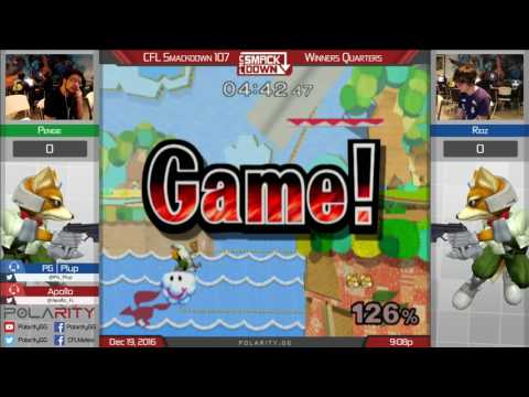 CFL Smackdown 107 Melee - Pengie (Fox) vs Ridz (Blue) - Winners Quarters