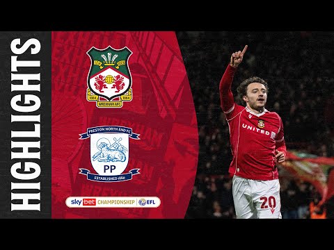 HIGHLIGHTS | Wrexham AFC vs Preston North End