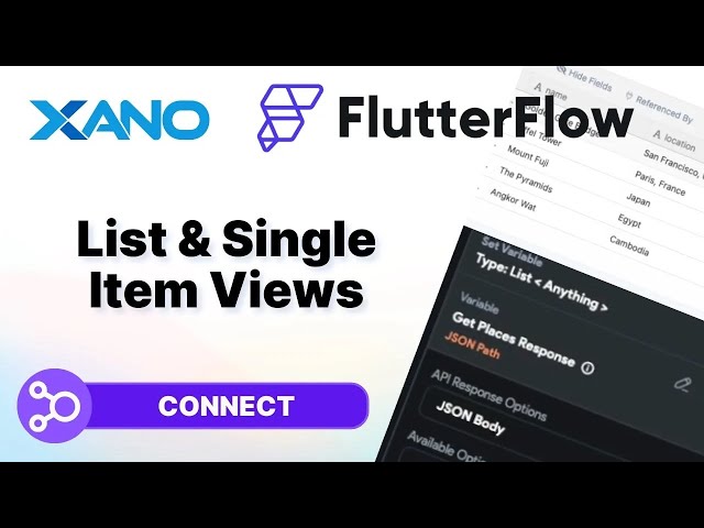 Connect to FlutterFlow: List and Single-Item View