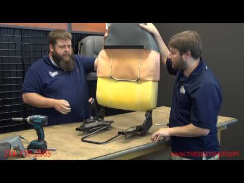 2000 - 2008 Ford Econoline Top and Bottom Seat Cover Install Video