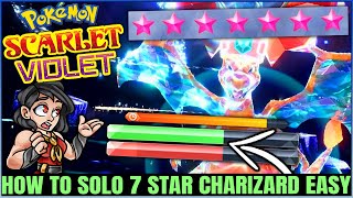 The Best Pokemon to DESTROY 7 Star Charizard Tear Raid EASY & SOLO -  - Pokemon Scarlet Violet!