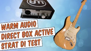 Video thumbnail for Warm Audio Direct Box Active Review - Strat DI Test by HomeTracks