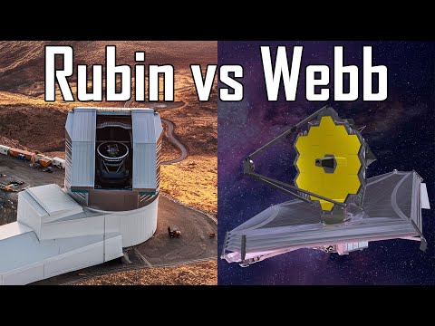 Rubin vs Webb Telescopes - What's the Difference Between Them?