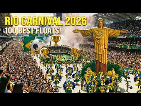 100 BEST FLOATS! 🔥 The Most Spectacular Rio Carnival 2026 Unbelievable Historic Moments & Samba 4K