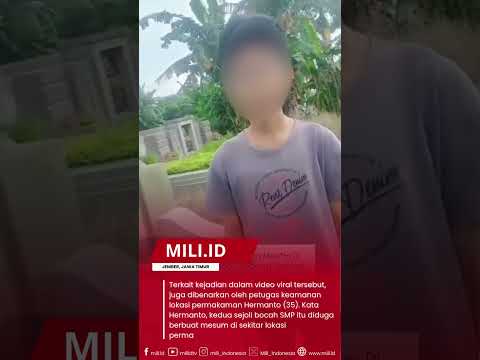 Viral Video Dua Pelajar SMP Mesum di Area Pemakaman Cina #shortvideo